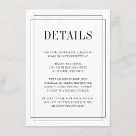 Tarjeta De Recepción simplemente enamorada