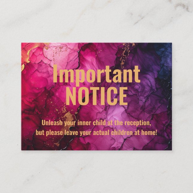 Tarjeta De Recepción Sinfonía de Mármol de Elegancia Celestial sólo par (Anverso)