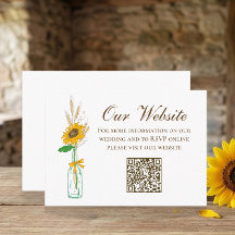 Sitio web de boda floral rústico de girasoles de c