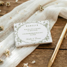 Sitio web de boda vintage oliva verde floral franc
