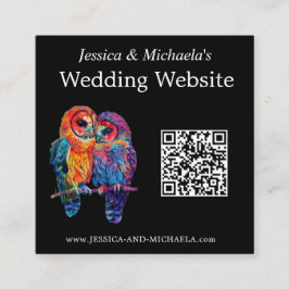 Tarjeta De Recepción Sitio web de bodas LGBTQ+ Unidad Eterna Presupuest