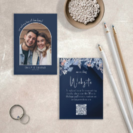 Tarjeta De Recepción Sitio web de Bodas silvestres y caprichosos ID110