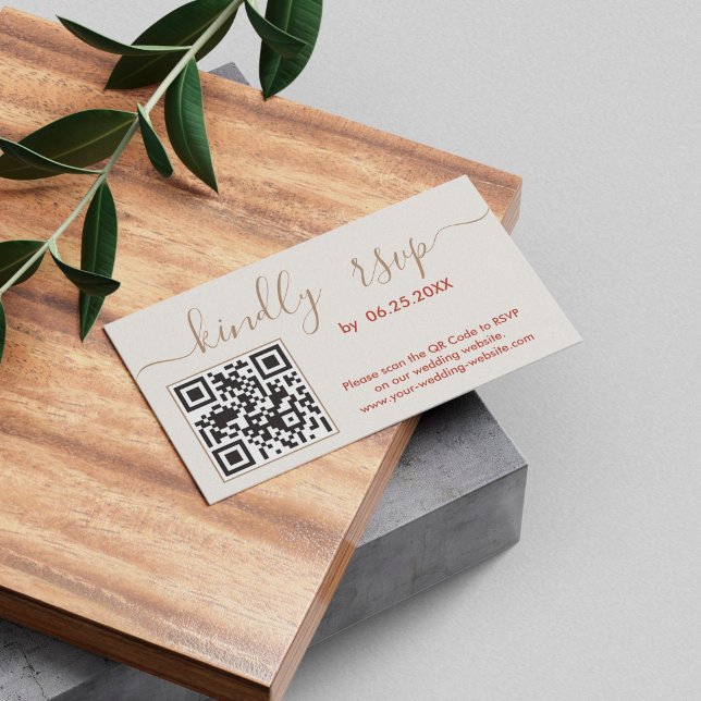 Tarjeta De Recepción Sitio web de Boho Wedding RSVP en línea con código (Subido por el creador)