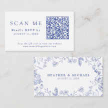 Sitio web de códigos QR y Bodas Chinoiserie Weddin