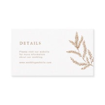 Sitio web de la boda de otoño