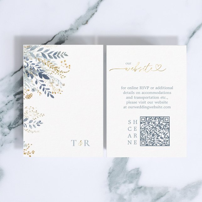 Tarjeta De Recepción Sitio web de Sweet Floral Boda ID1045 (Subido por el creador)