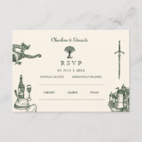 Sitio web del Boda Boda medieval | Cod RSVP QR
