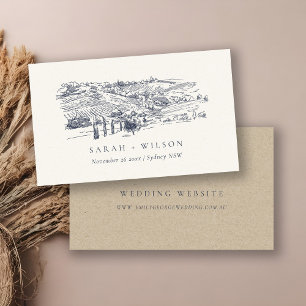Tarjeta De Recepción Sitio web del Boda de Bodega de Bodega Naval