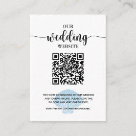 Tarjeta De Recepción Sitio web del Registro de Aguas Marinas Azules de