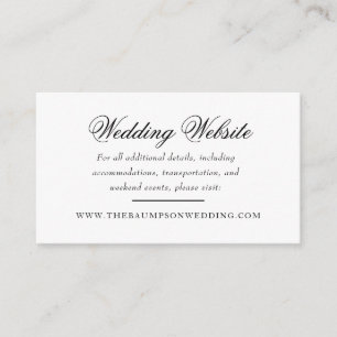 Tarjeta De Recepción Sitio web Delicate Lace Black and Gold Script