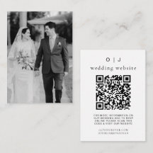 Sitio Web Elegant Wedding | Foto de código QR de R