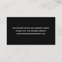 Sitio web Minimalista moderno de Bodas negrita neg