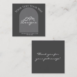 Tarjeta De Recepción Sleek Minimalist