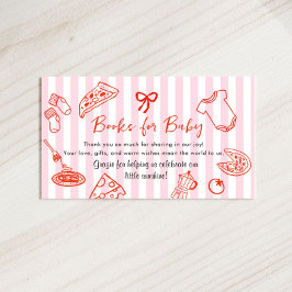 Tarjeta De Recepción Slice Slice Baby Books for Baby Enclosure Card
