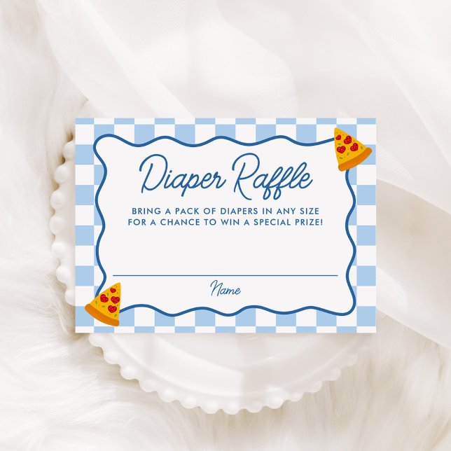 Tarjeta De Recepción Slice Slice Baby Pizza Baby Shower Diaper Raffle (Subido por el creador)