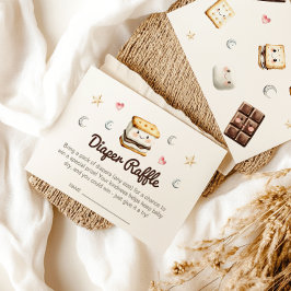 Tarjeta De Recepción S'more love Baby Shower Diaper Raffle