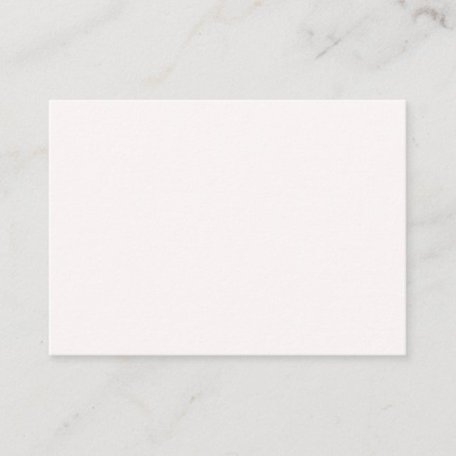 Tarjeta De Recepción Snow Background (Anverso)