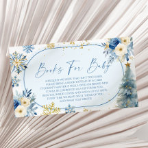 Snowflake Blue Winter Libros Baby Shower Para Bebé
