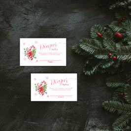 Tarjeta De Recepción Snowflake Festive Candy Books For Baby Shower 