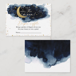 Tarjeta De Recepción Sobre el Baby Shower del boleto Raffle de la Luna