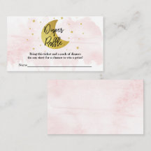 Sobre la luna | Chicas Baby Shower Diaper Raffle