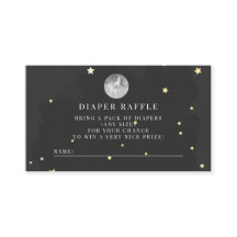 Sobre la luna | Luna y estrellas | Diaper Raffle