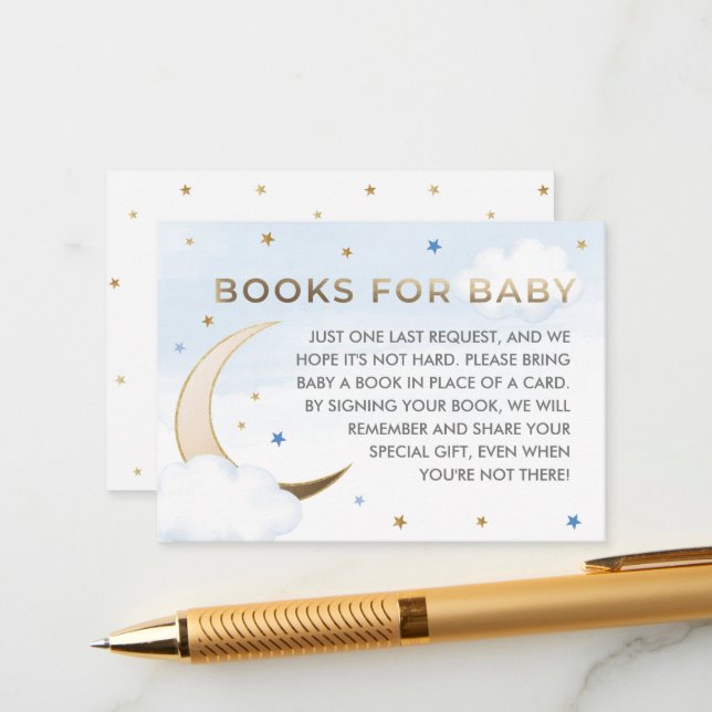 Tarjeta De Recepción Sobre la solicitud del libro de la luna Insertar t (Anverso/Reverso In Situ)