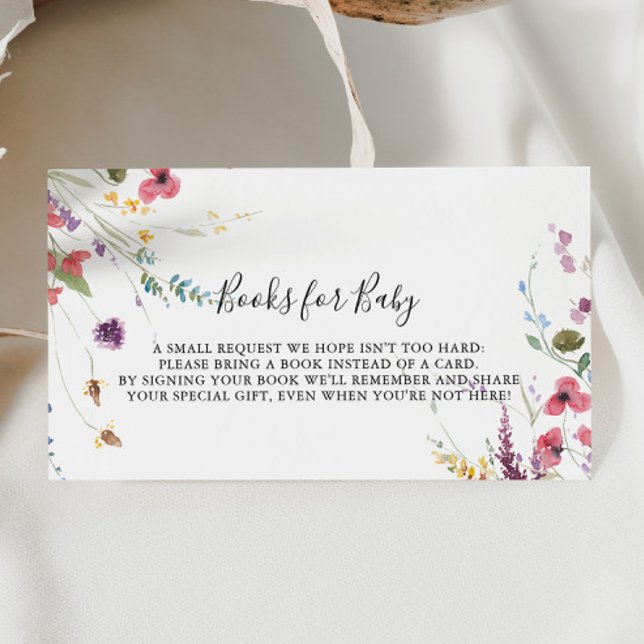 Tarjeta De Recepción Solicitud clásica de libro de Baby Shower silvestr (Subido por el creador)