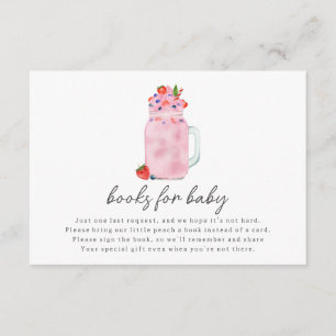 Tarjeta De Recepción Solicitud de Baby Shower Berry Smoothie