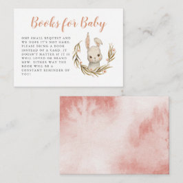 Tarjeta De Recepción Solicitud de Baby Shower de Cute Bunny Woodland
