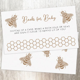 Tarjeta De Recepción Solicitud de Baby Shower de Honey Bee