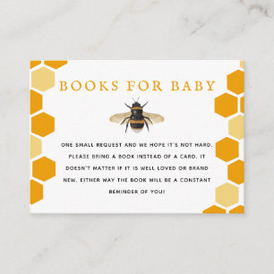 Tarjeta De Recepción Solicitud de Baby Shower de Honey Bee