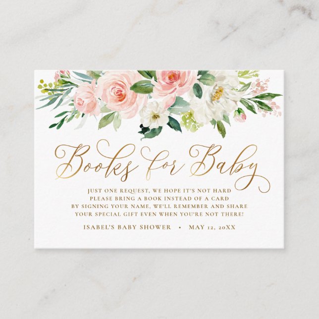 Tarjeta De Recepción Solicitud de Baby Shower de libro de vegetación fl (Anverso)