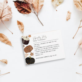 Tarjeta De Recepción Solicitud de Baby Shower de libros neutrales de gé