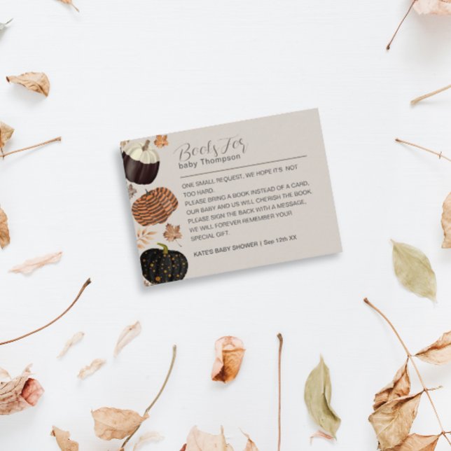 Tarjeta De Recepción Solicitud de Baby Shower de libros neutrales de gé (Subido por el creador)