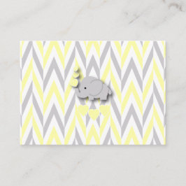 Tarjeta De Recepción Solicitud de Baby Shower de libros para elefantes 