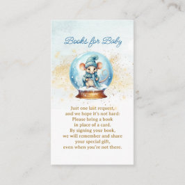 Tarjeta De Recepción Solicitud de Baby Shower sobre el tema del inviern