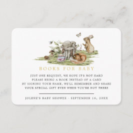 Tarjeta De Recepción Solicitud de libro | Animales de bosque de Picnic 