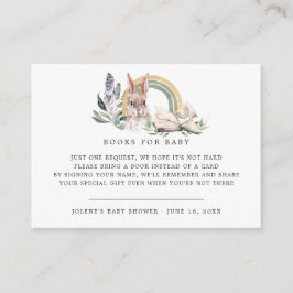 Tarjeta De Recepción Solicitud de libro | Animales del bosque de Woodla