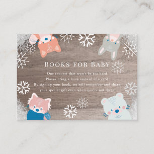 Tarjeta De Recepción Solicitud de libro azul para animales de Woodland