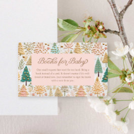 Tarjeta De Recepción Solicitud de libro Baby Shower de Chica rosa inver