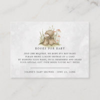 Solicitud de Libro | Baby Shower de Erizo del Bosq