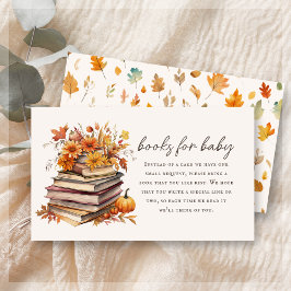 Tarjeta De Recepción Solicitud de libro | Baby Shower temática del libr