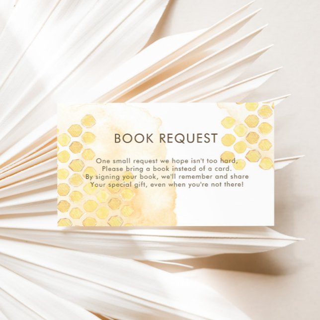 Tarjeta De Recepción Solicitud de libro Bumblebee Honeycomb (Subido por el creador)