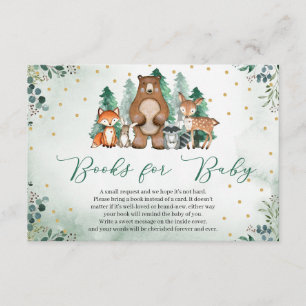 Tarjeta De Recepción Solicitud de libro de animales forestales de bosqu