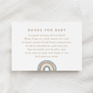 Tarjeta De Recepción Solicitud de libro de arcoiris con color de agua a