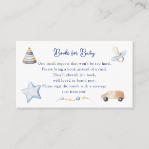 Tarjeta De Recepción Solicitud de libro de Baby Shower Adventure Boy Ba