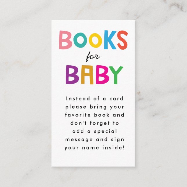 Tarjeta De Recepción Solicitud de libro de Baby Shower de animales de s (Anverso)