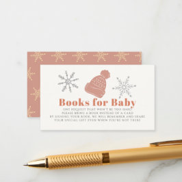 Tarjeta De Recepción Solicitud de libro de Baby Shower de Chica de Bean