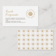 Solicitud de libro de Baby Shower de color amarill